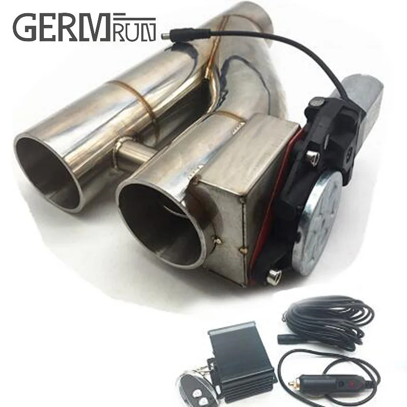 Глушитель выхлопной трубы с двойным клапаном из нержавеющей стали 2 5