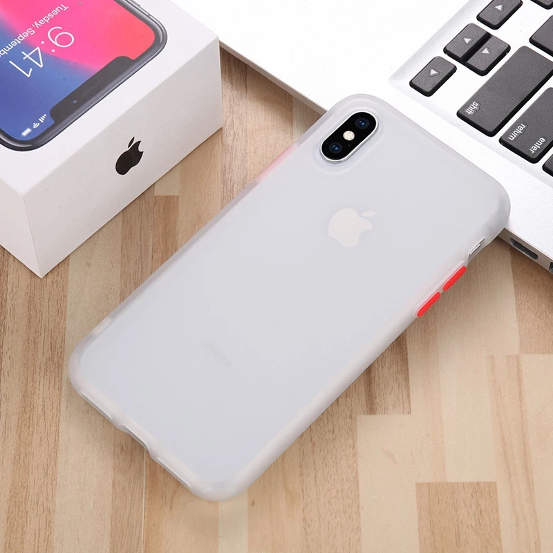 Прозрачный противоударный чехол для телефона iPhone 11 Pro Max X XR Xs Max, мягкий ТПУ Простой Прозрачный чехол для iPhone 6 6S 7 8 Plus, чехол - Цвет: SD-4