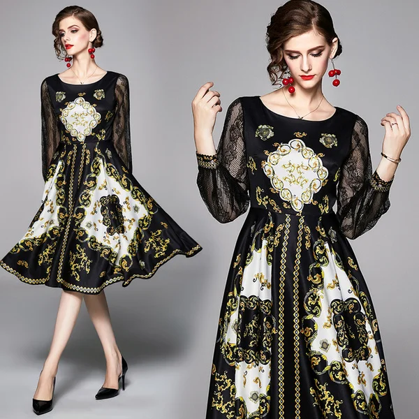 Дизайнерское женское летнее платье 2019 года с вышивкой белое цветочное Сетчатое