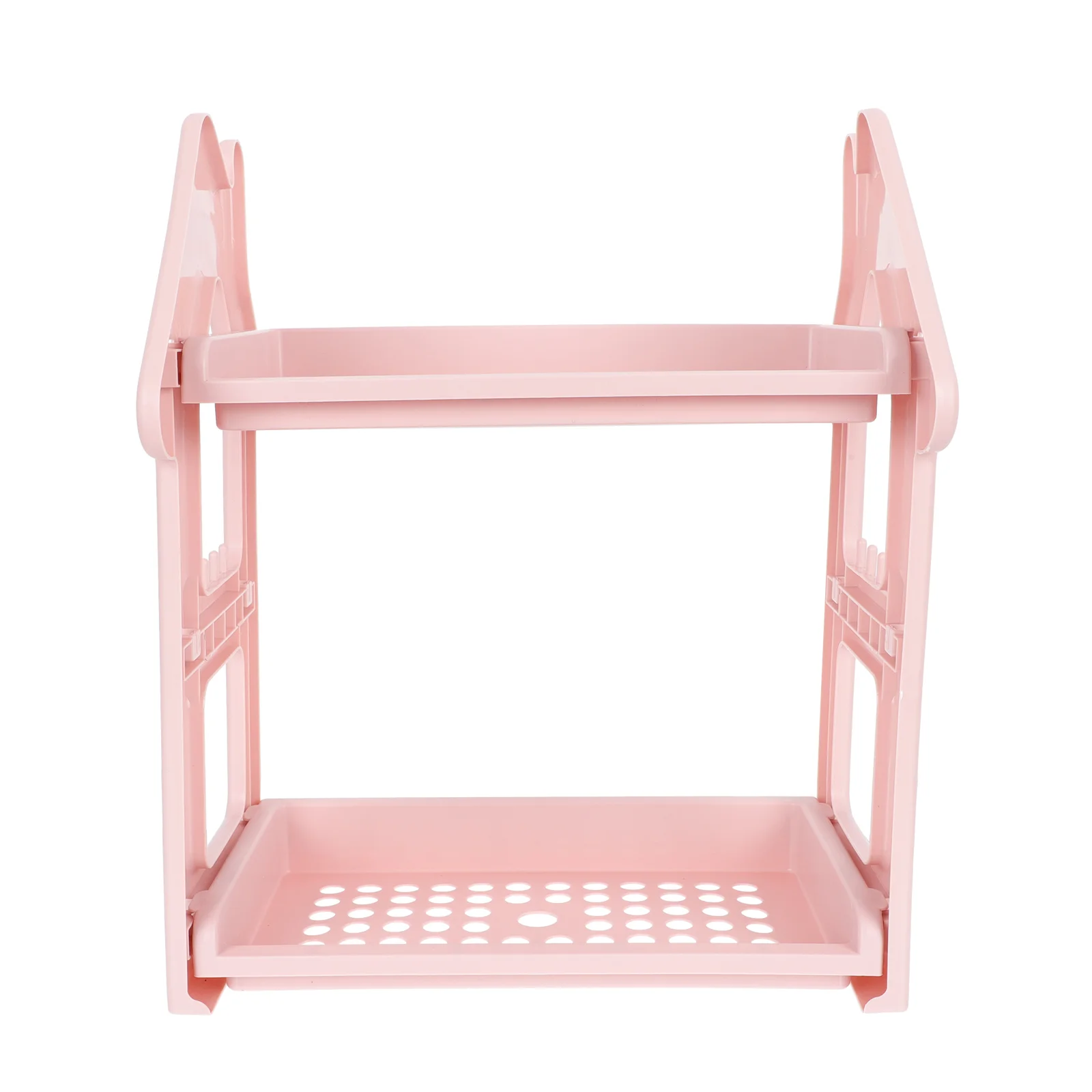 

1 шт., креативная Двухуровневая стойка для хранения в ванной комнате