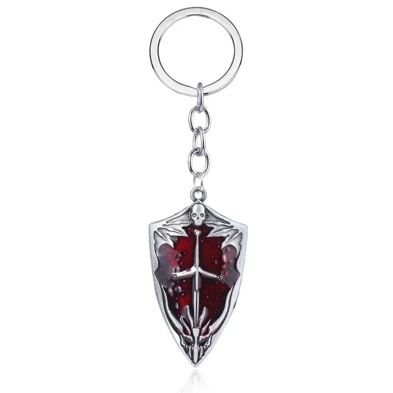 K157-1 Игра Dark Souls 3 брелки с эмблемой Sun Knight металлический винтажный круглый щит брелок для мужчин автомобильные Ювелирные изделия Подарки - Цвет: K157-1