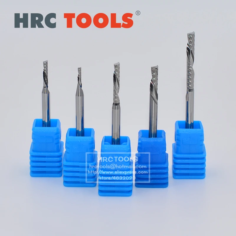 

Высокоточный левый спиральный Фрезерный резак 3,175 мм, фреза с одной канавкой, Концевая фреза с ЧПУ, карбидный Фрезерный резак серии AAAAA