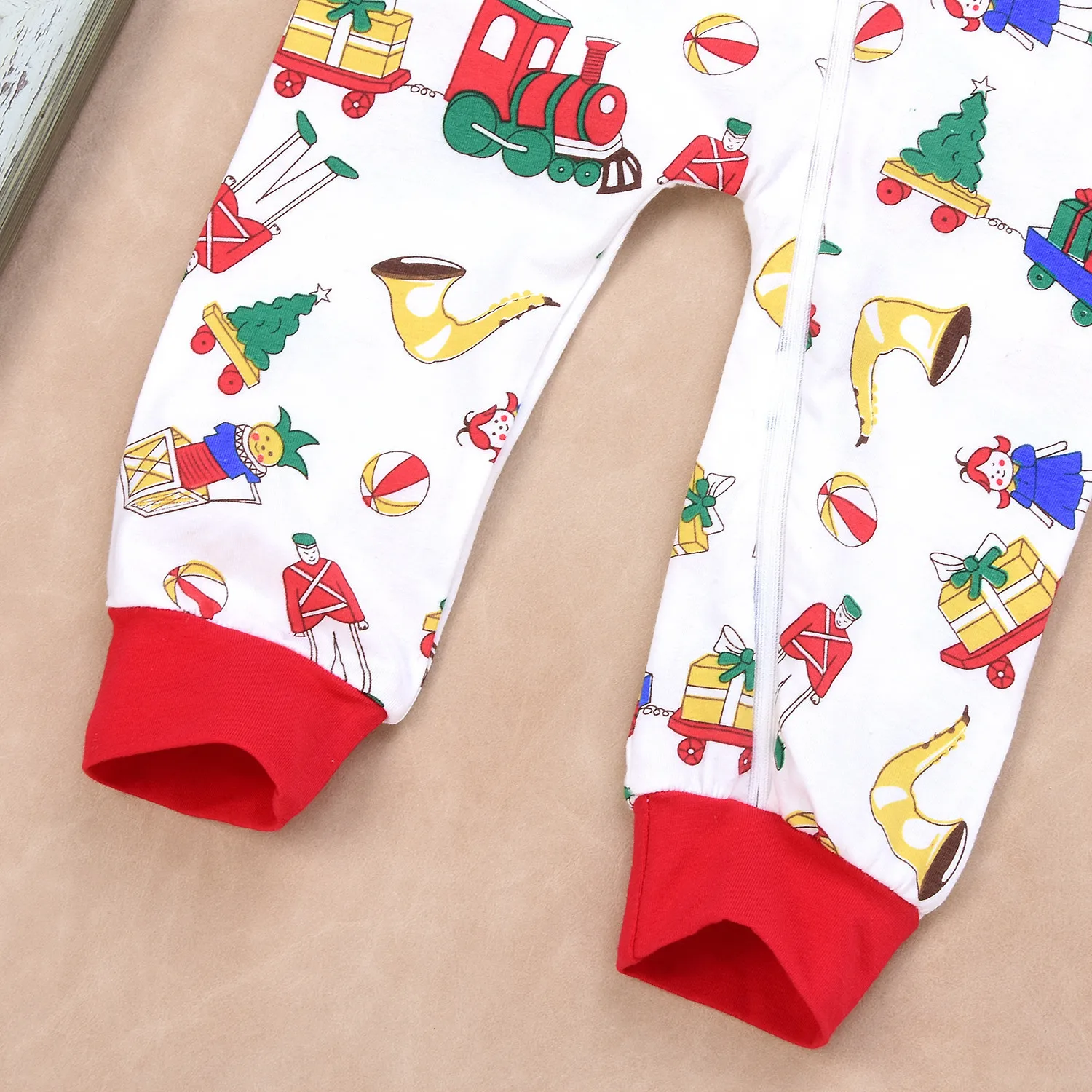 С рождественским принтом Комбинезон для мальчика девочек комбинезон детская