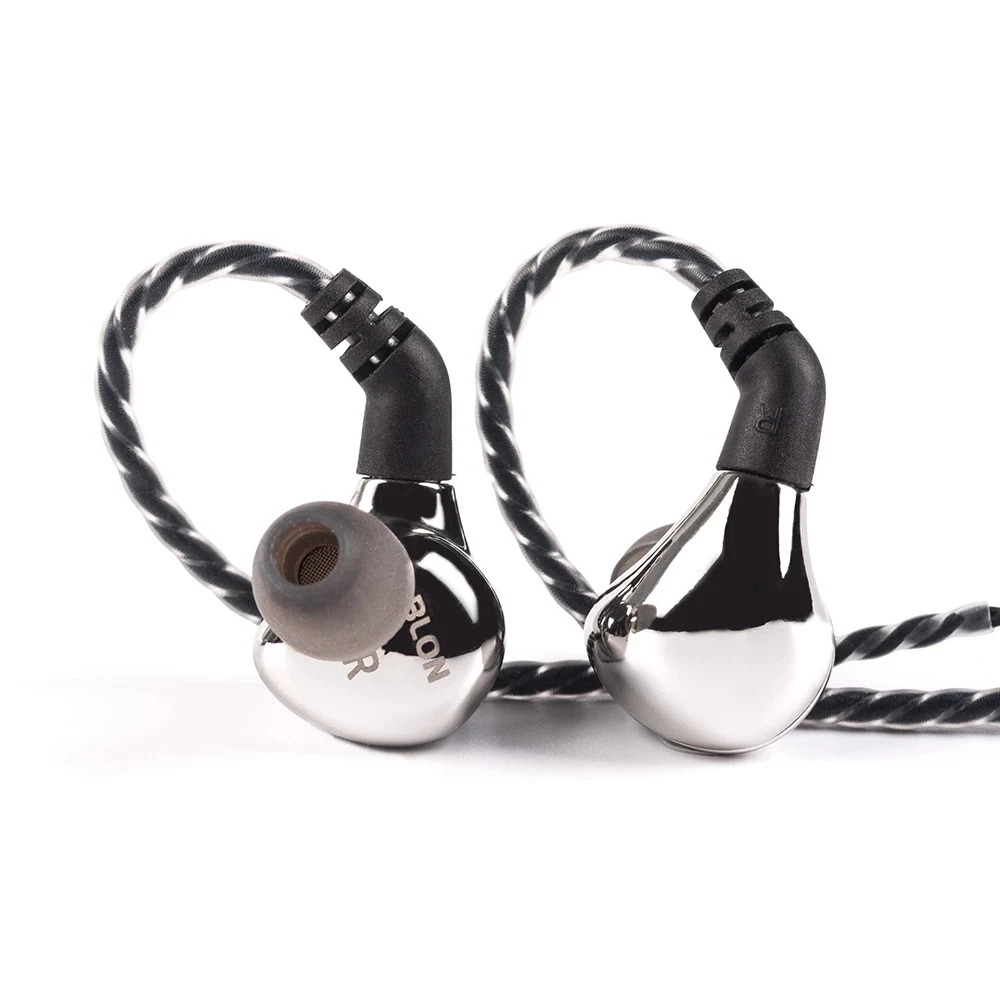 

Карбоновые диафрагменные динамические наушники BLON BL03 10 мм, Hi-Fi наушники-вкладыши для диджея, спортивные наушники, наушники со съемным 2-конт...