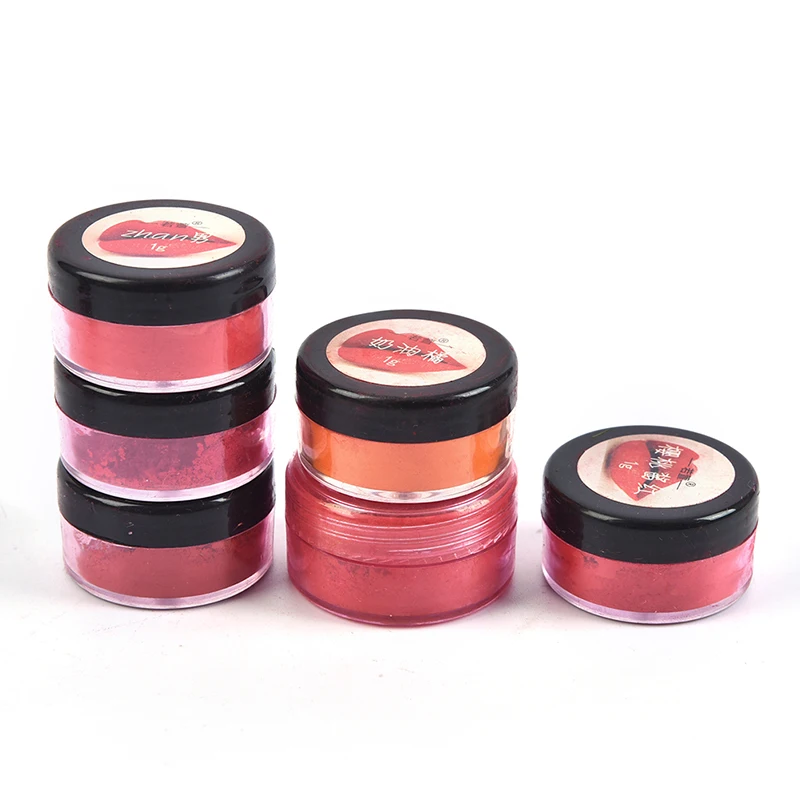 1 г губная помада пигмент порошок Красочный сделай сам блеск для губ материал