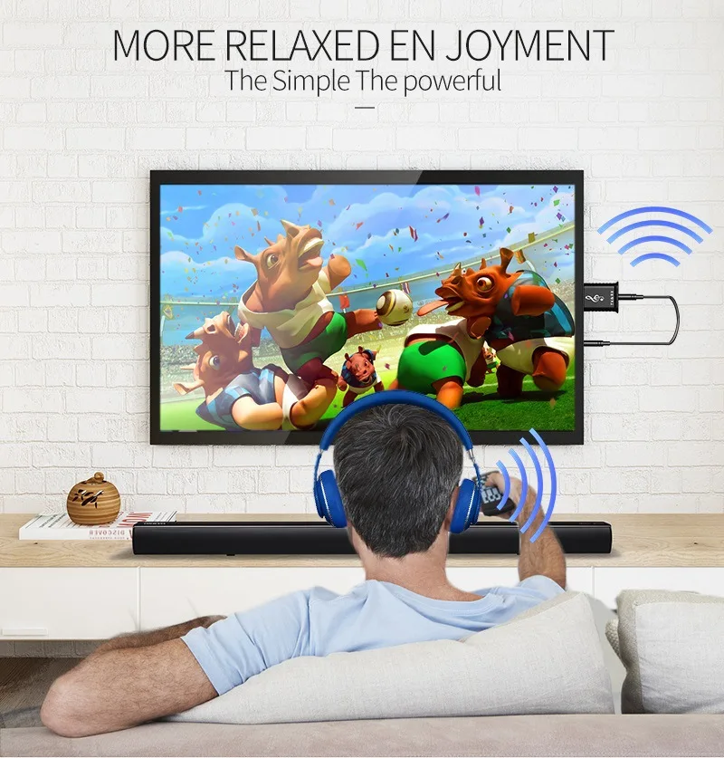 Аудиоресивер BaySerry 3 в 1 с Bluetooth 5 0 передатчик AUX RCA разъем мм Hifi стерео USB
