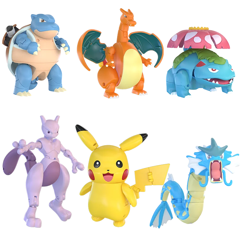 Подлинный Покемон эльф шар Пикачу Карманный Монстр Деформация игрушки Аниме