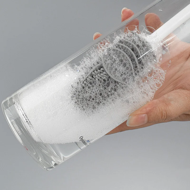 

Brush Cup Silicone Artifact No Dead Corner Long Handle Gap Bristle Bottle Brush Cleaning And Brushing Water Cup Thermos Cup