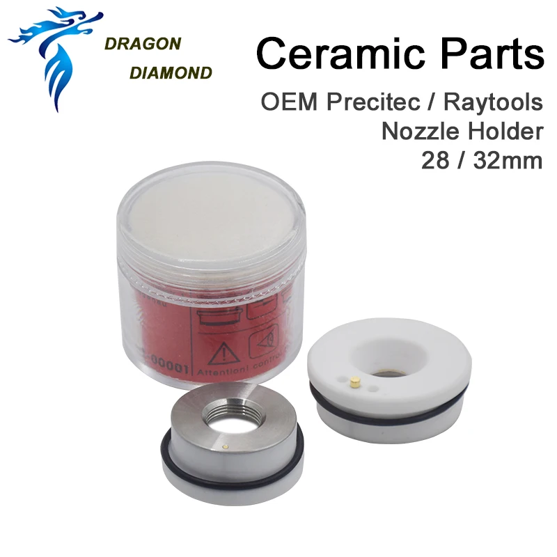 DRAGON Алмазный лазер керамический 28 мм/24 5 мм 32 мм/28 OEM Precitec Raytools Lasermech Bodor Держатель