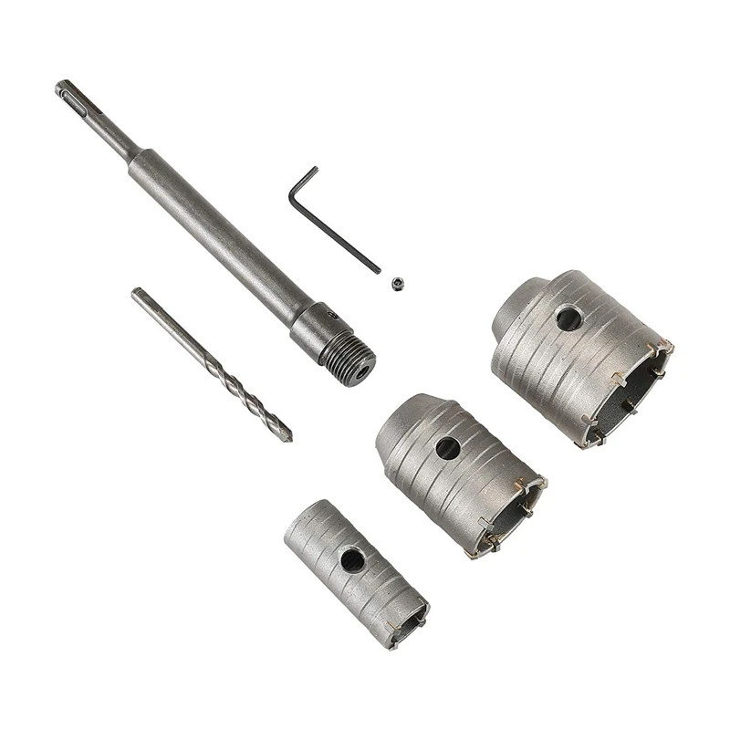 

65 мм 50 мм x 30 мм Sds плюс хвостовик кольцевая пила Резак для цементного и бетонного камня сверло для стен Бит Комплект, хвостовика сверла из пол...