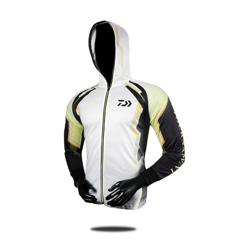 

Fishing Clothing Hooded Men Jacket Quick-Drying Coat Fishing Shirt For Hiking Cycling Fishing Clothes Pesca Outdoor Sports