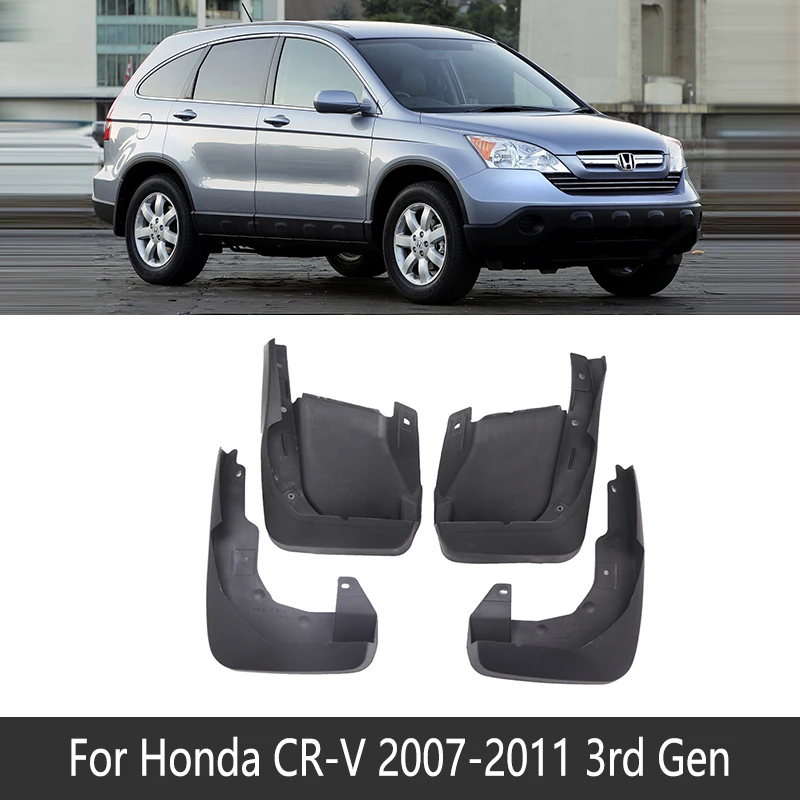 2007-2011 3rd Gen Брызговик для Honda CR-V 2007~ CR V CRV Fender брызговик закрылки аксессуары для брызговиков 2008 2009 2010 2012 - Название цвета: 2007-2011 3rd Gen