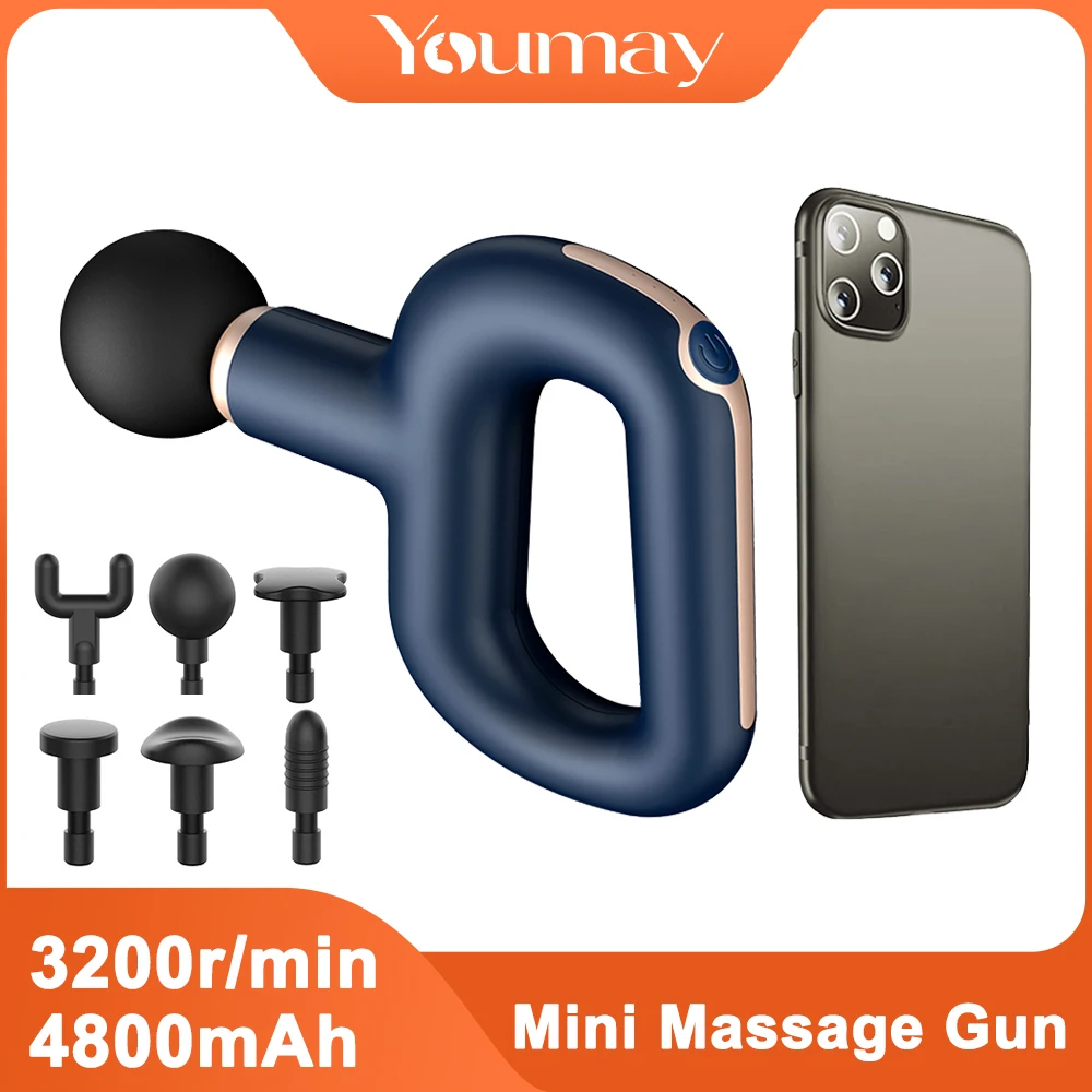 Массажный мини-пистолет Youmay массажер для мышц пистолет расслабления тела снятия