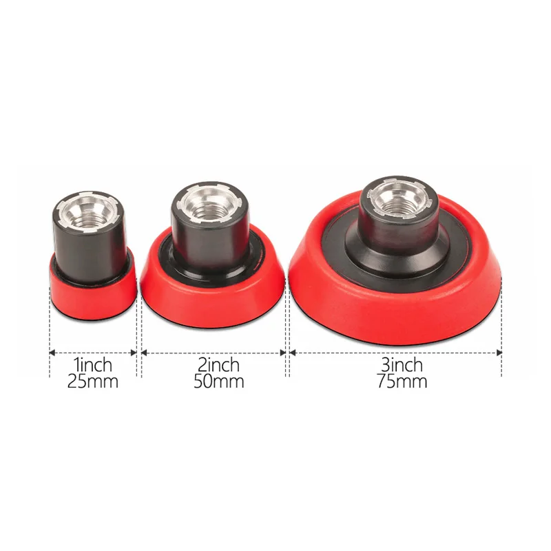 

1&quot+2&quot+3&quot Plate Backing Pad Sponge Polishing Car Wash and Care Tools M14 &amp 5/8 3sizes in one Package