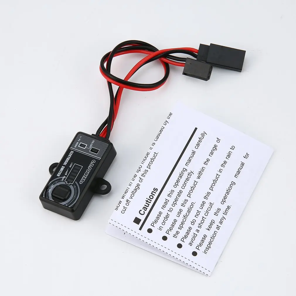 

G.T.POWER 14A/5V-10V Remote Controller Electronic Switch RC Parts with LCD Display for RC UAV Quadcopter Car Drone Model