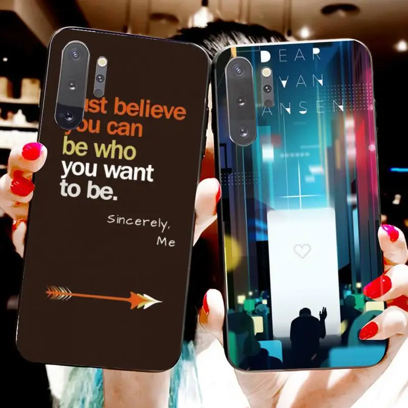 HPCHCJHM дорогой Эван Хансен чехол для телефона Samsung Note 7 8 9 10 pro Galaxy J7 J8 J6 Plus 2018