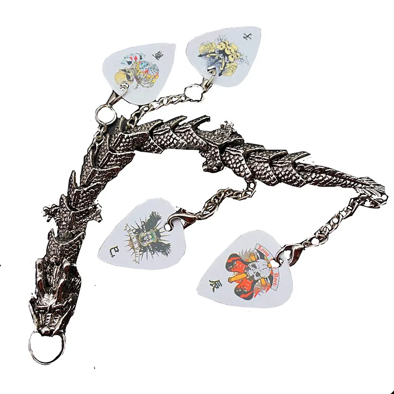 Персонализированные медиаторы для гитары металлический браслет ручная цепочка