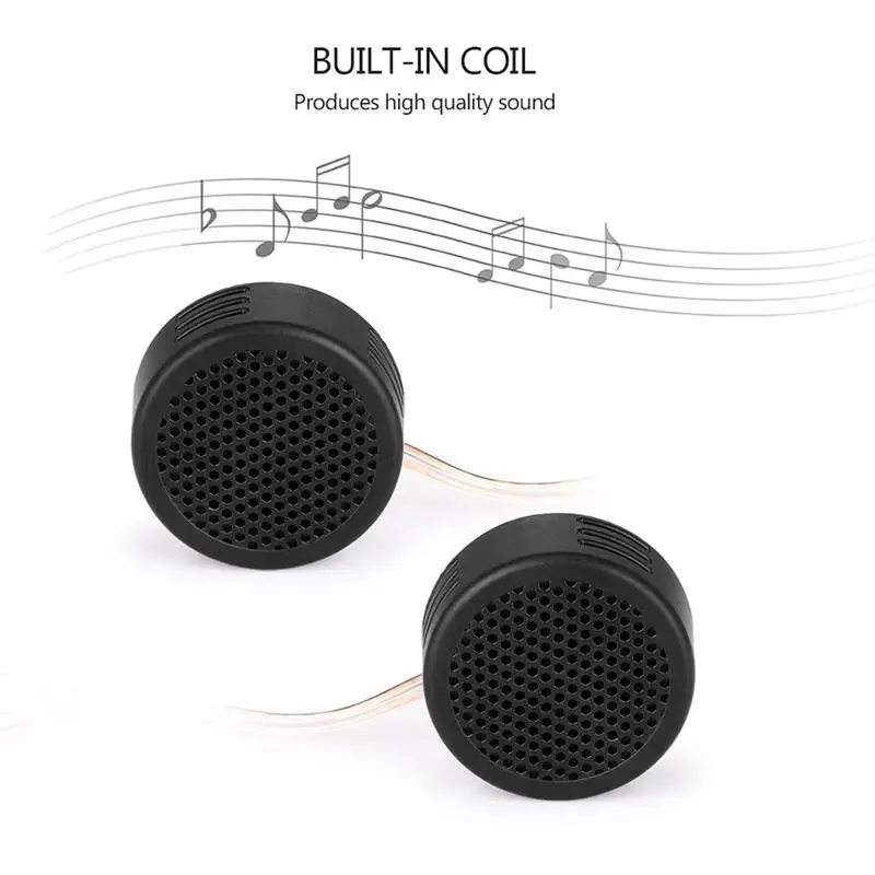 2 шт. высокочастотный автомобильный мини купол Высокочастотный динамик громкий