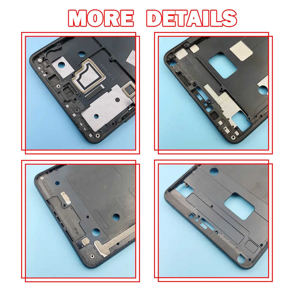 

Original Middle Frame 5.99" For XIAOMI MIX 2S Front Frame Bezel Housing For MI MIX2S Middle Frame Replace +Side Keys Black White