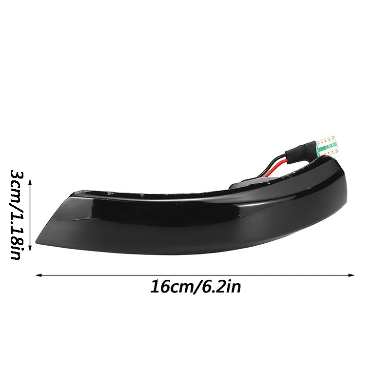 

2PCS Dynamic Turn Signal Light LED Side Wing Rearview Mirror Indicator Blinker Light For Focus 2 3 Mk2 Mk3 Mk4