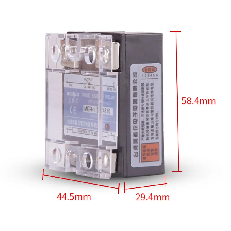 Твердотельное реле SSR Однофазное 24 В постоянного тока управление переменным