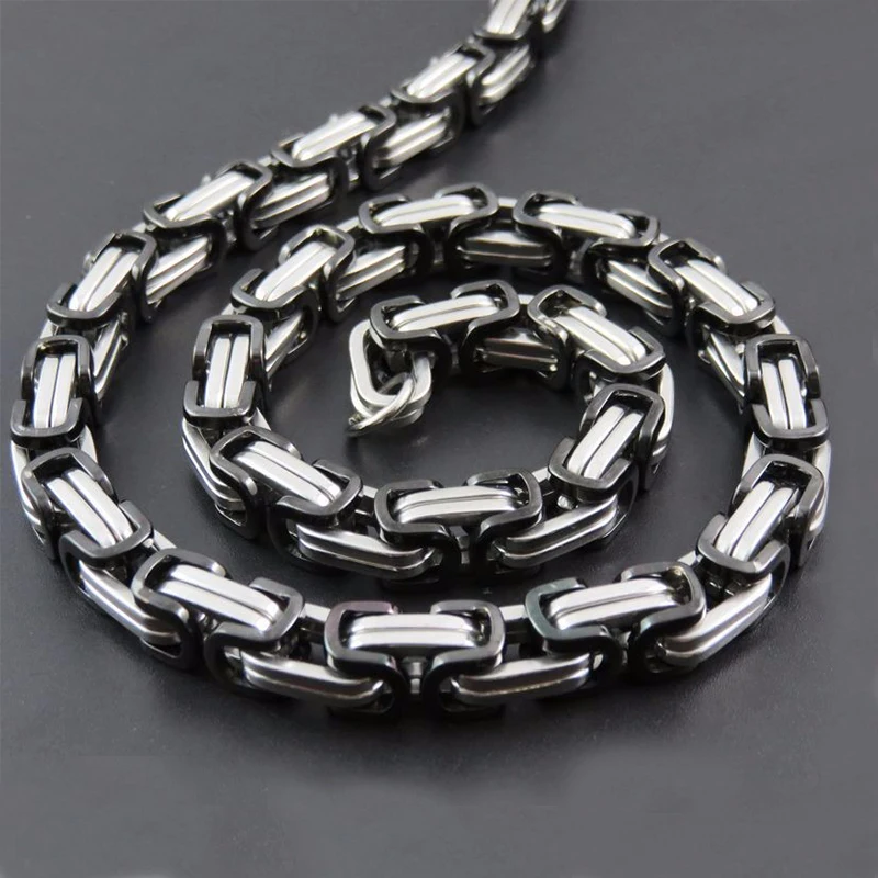 

necklaces mens stainless steel large necklaces hip hop long necklace jewelry for neck chain necklace gifts for male accessories