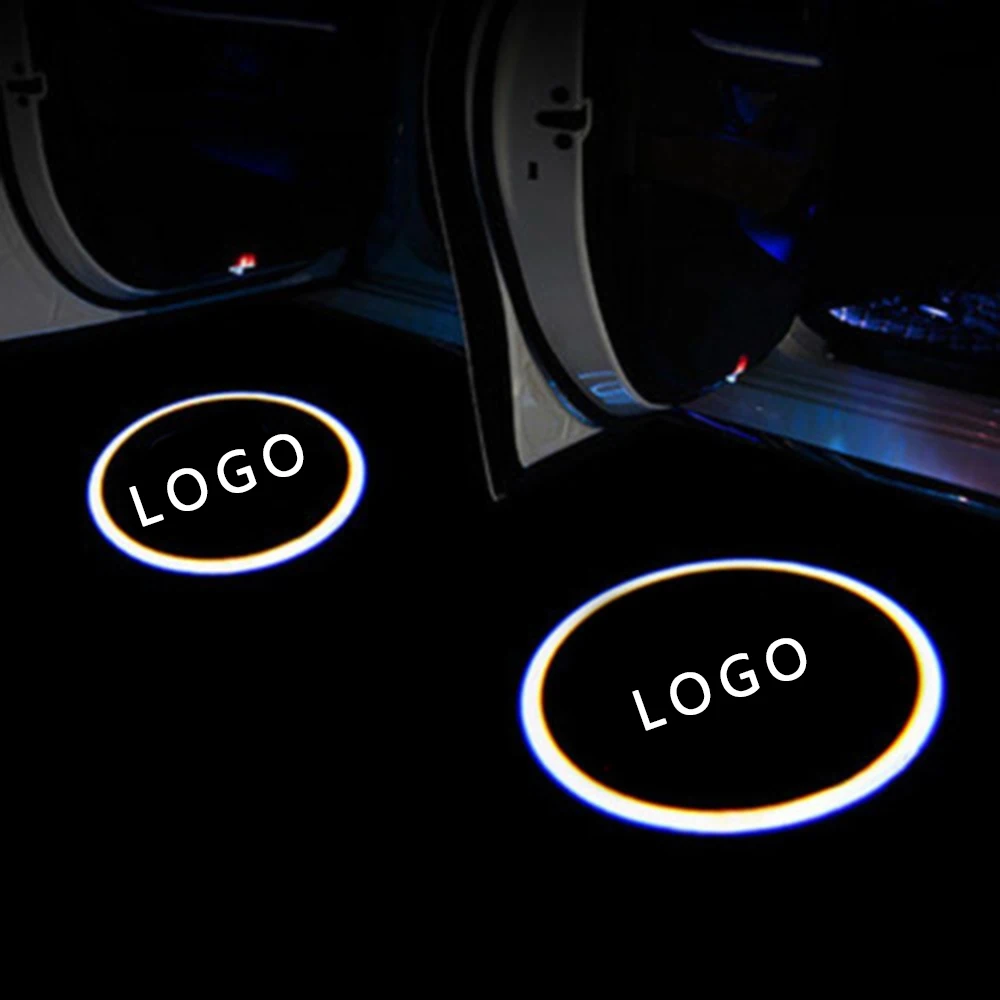 Прочный логотип светильник горячая Распродажа 2x светодиодный Автомобильный