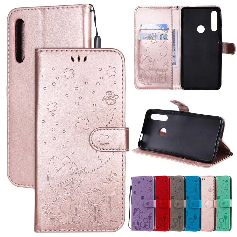 Кожаный чехол-книжка для Huawei Y6 Prime 2018 Y7 Y9 2019 Y6S Y9S Y5P Y6P Y7P Y7A Y9A Nova 5T 2i 3i 3E 6 SE 7 Pro 7i 8i