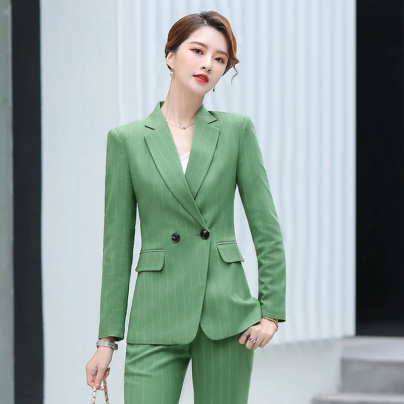 Ladies Office OL Styles Pantsuits Blazers Set with Pants and Jackets Coat for Women Formal Professional Female Clothing | Женская одежда