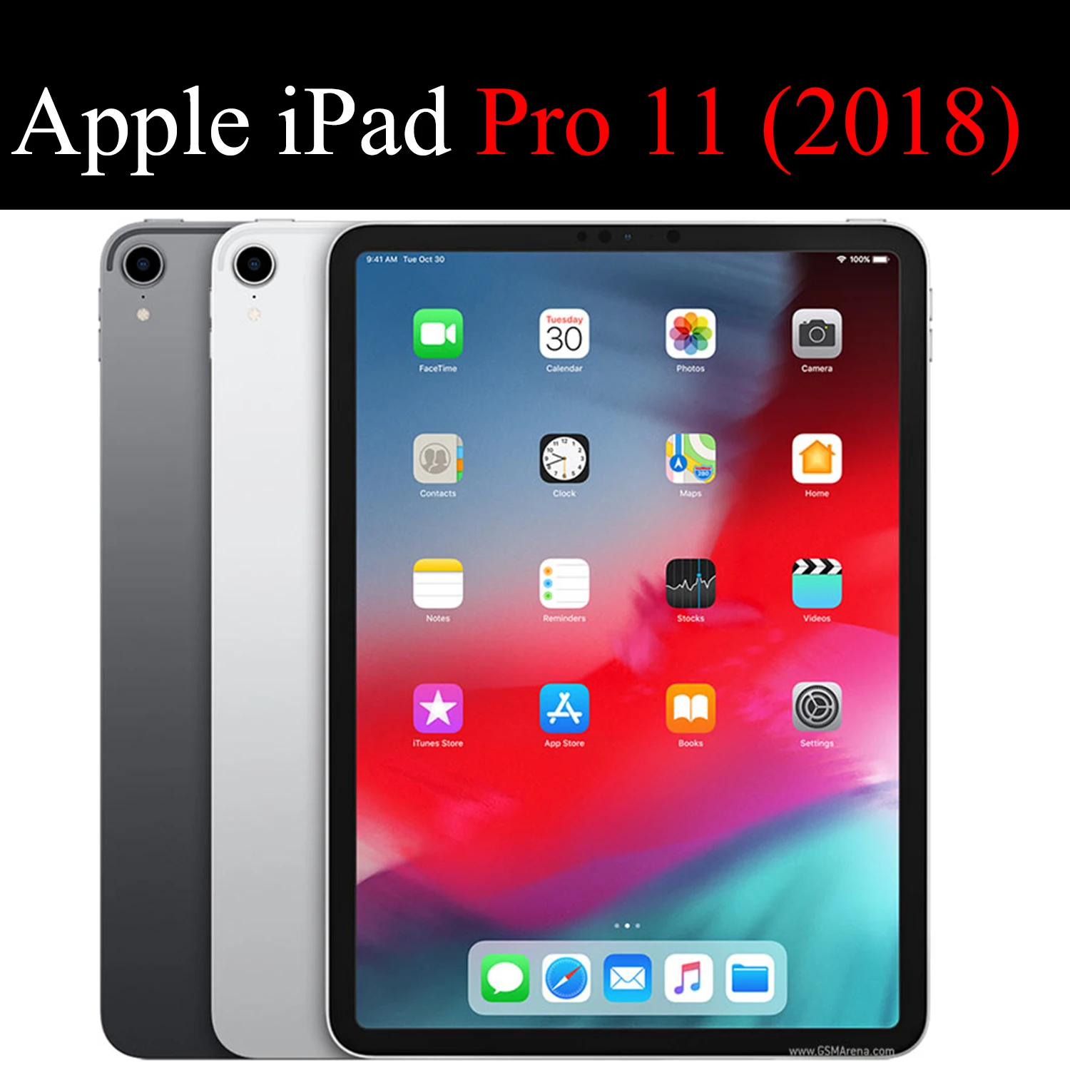 

Tablet case for Apple ipad pro 11" 2018 cover Smart Sleep wake Stand Three fold solid Transparent capa for A1980 A2013 A1934