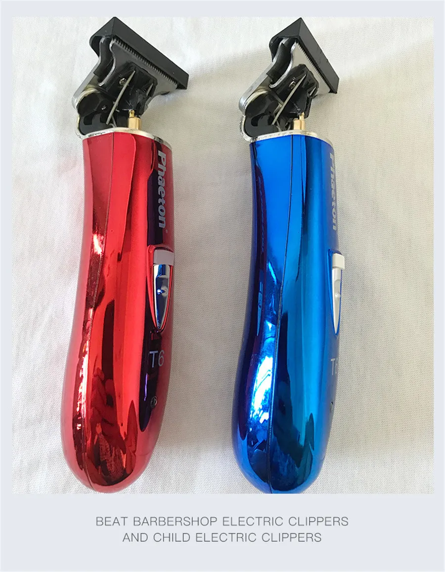 Профессиональная Беспроводная Машинка для стрижки волос бритье бороды Мужская