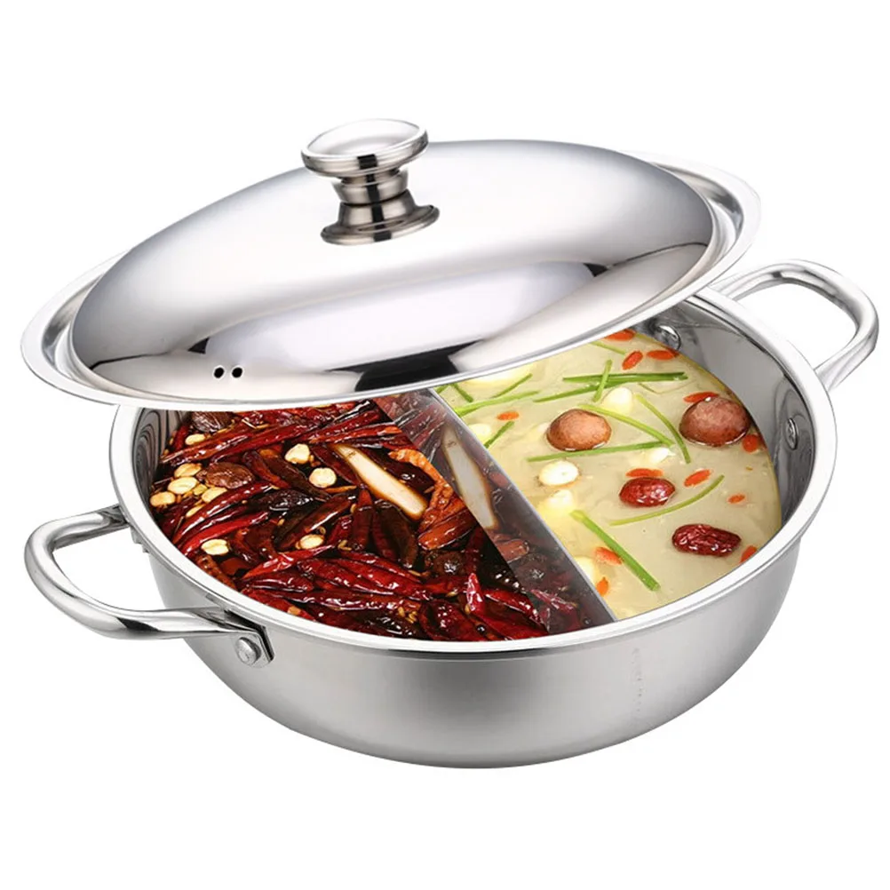 

S-type Hot Pot Cooker Kitchen Soup Cooking Pot Stainless Steel Cooking Pot