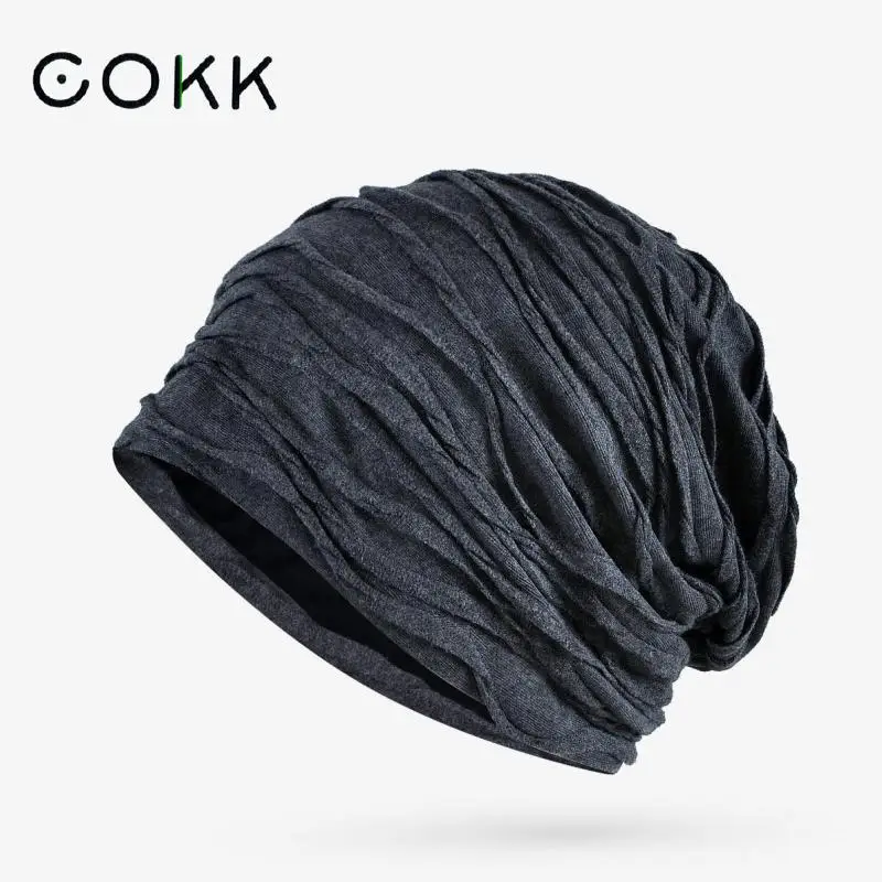 

COKK Winter Beanie Men Women Hats Baggy Cap Windproof Keeping Warm Outdoor Casual Hat Female Gorro Bonnet Femme Chapeu
