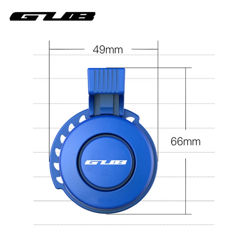 GUB 5 цветов велосипедный Звонок Электрический 120dB usb зарядка Громкий Рог