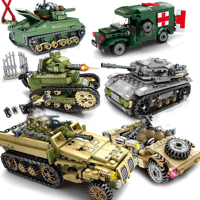 WW2 военный автомобиль бронированный Немецкий панцирный Танк медицинский