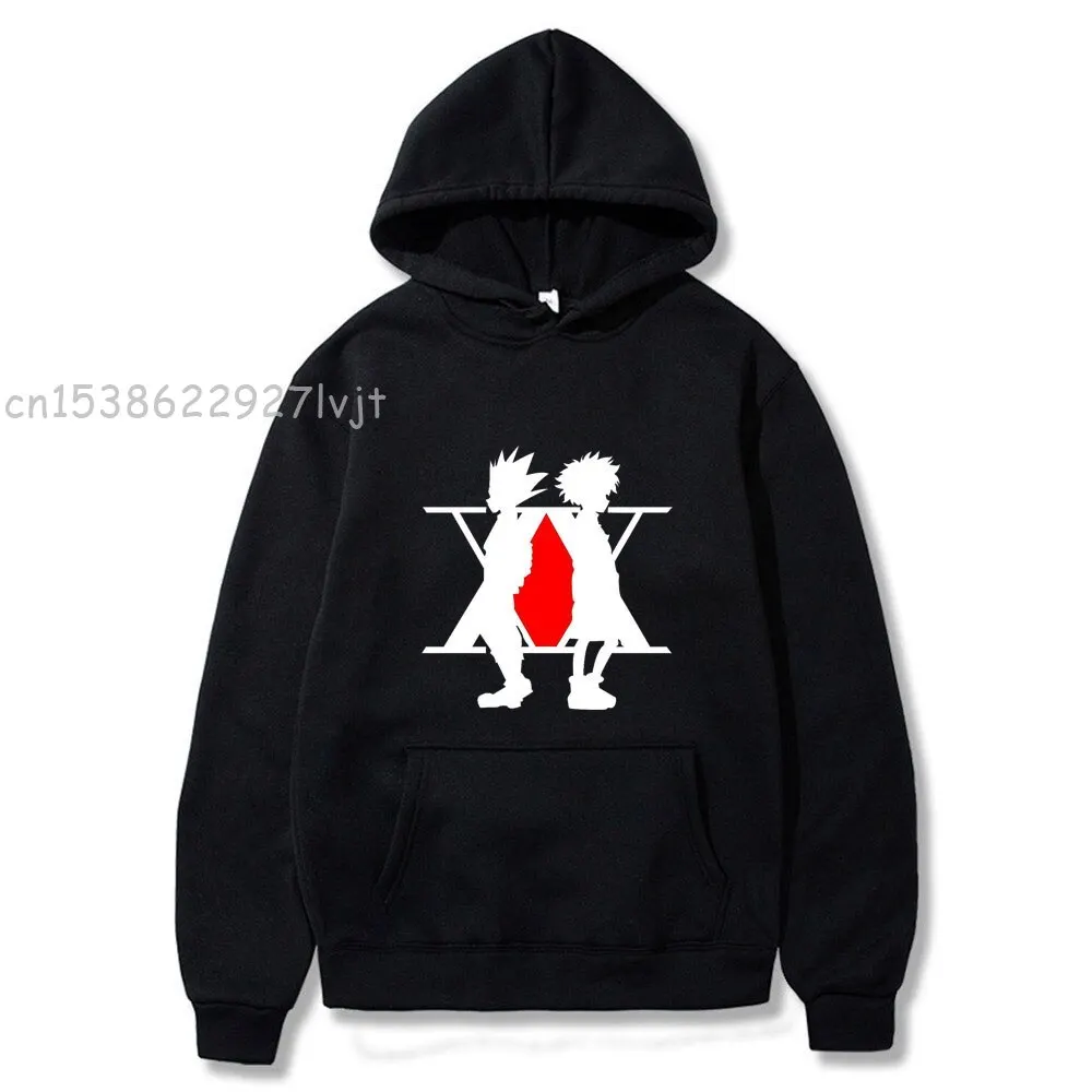 

Stylish Hunter X Hunter Anime Killua Zoldyck Design Hoody Japan Anime X-Women Hunter Sweatshirt Bigger Size Hoodies Men