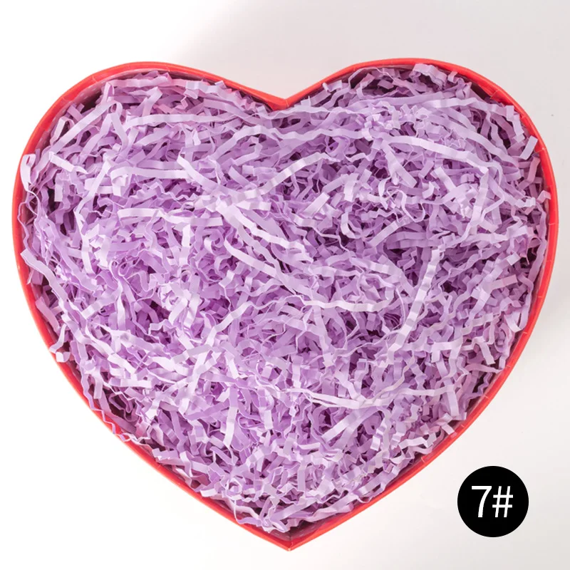 

50g/100g/500g Colorful Shredded Paper Gift Box Filler Wedding Birthday Party Decoration Crinkle Cut Packaging Gift Shred Paper