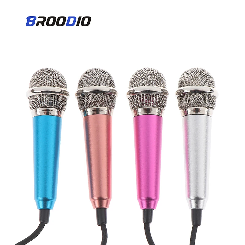 

USB Mini Microphone Condenser MIC Microphone Phone PC Singing Condenser Microphone Plug And Play Karaoke Microphones Mini MIC