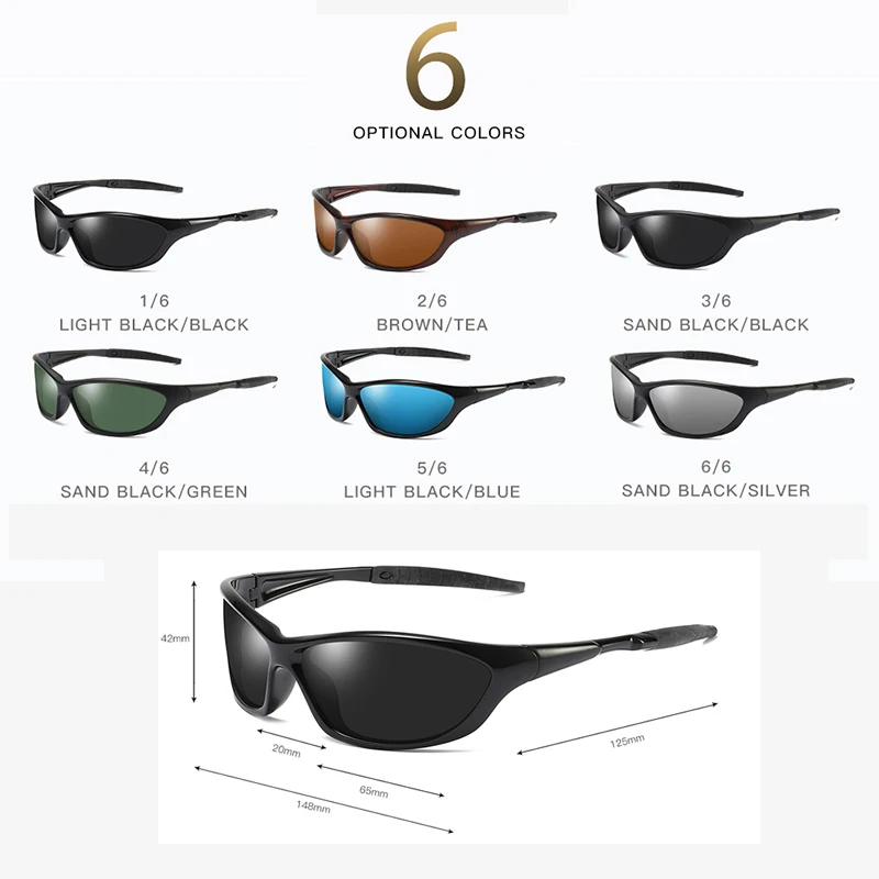 

COASION 2020 Brand Design Polarized Sunglasses Men Driving Shades Male Sun Glasses Sports Outdoor Goggle Oculos UV400 CA1143