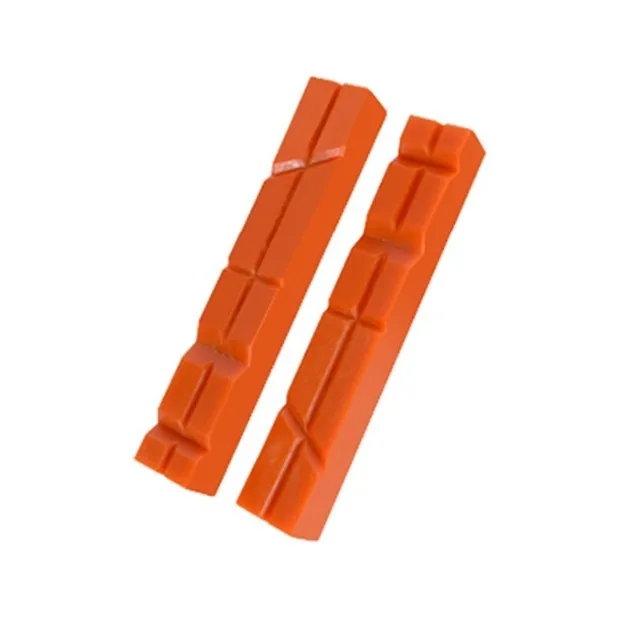 

6 Inch Bench Vice Jaw Pad Nylon Orange 1 Pair 155 X 30 X 16mm Brand New