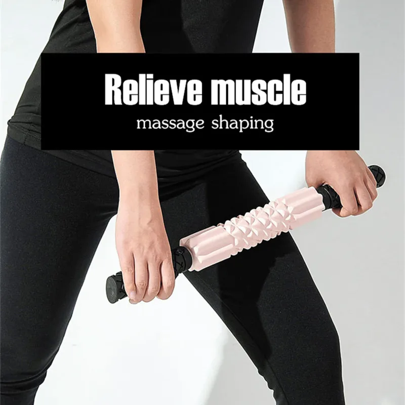 Йога Массажная палка мышечный ролик для фитнеса расслабляющий боль в ногах шее