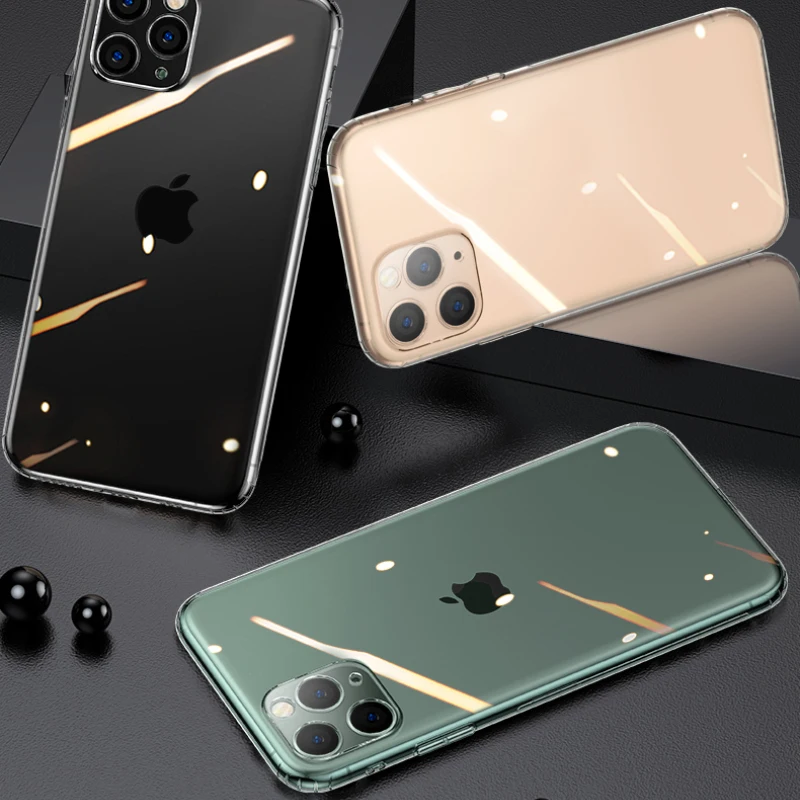 Мягкий силиконовый защитный чехол для объектива камеры для Iphone 11 Pro 7 8 Plus 6 6S Xs Max XR X прозрачный чехол с защитой от пыли