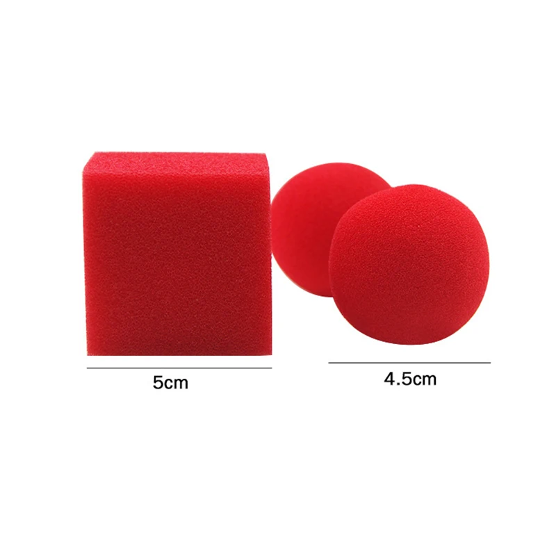 1 блок 2 губчатых шара реквизит для магии крупный план уличная классика