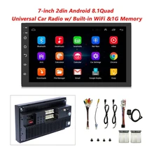2 Din 2GB RAM 32GB ROM Android 10.0 Car radio Multimedia Video Player Universal auto Stereo GPS MAP For Toyota Nissan Suzuki