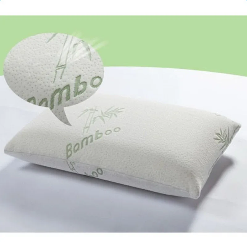 

Premium Firm Hypoallergenic Bamboo Fiber Memory Foam Pillow Queen (Single/Nantong) J99Store