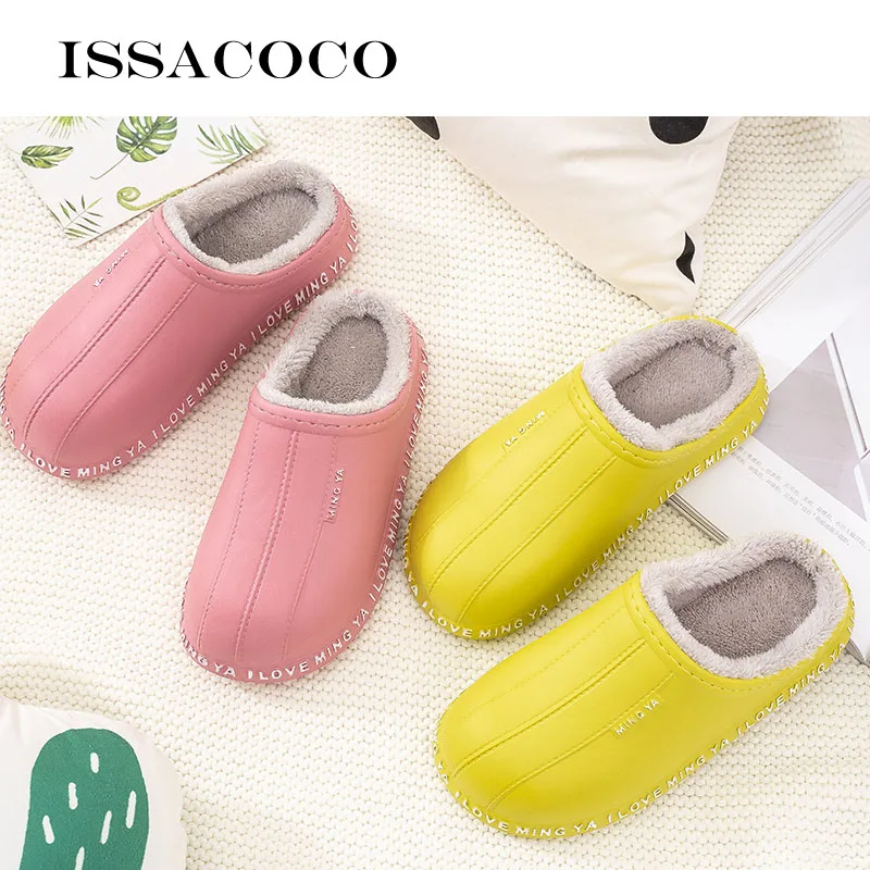 

New Winter Woman House Slippers Flip Flops Bandana Fluffy Furry Slides Women's Winter Shoes Home Soft Rubber Slippers Zapatillas