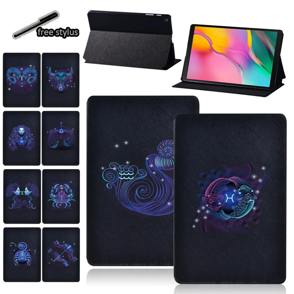 

Tablet Case for Samsung Galaxy Tab A7/Tab S6 Lite/Tab A A6 10.1/Tab A 10.5/Tab A 9.7/Tab A 8.0/S5e 10.5 Cover Case + Stylus