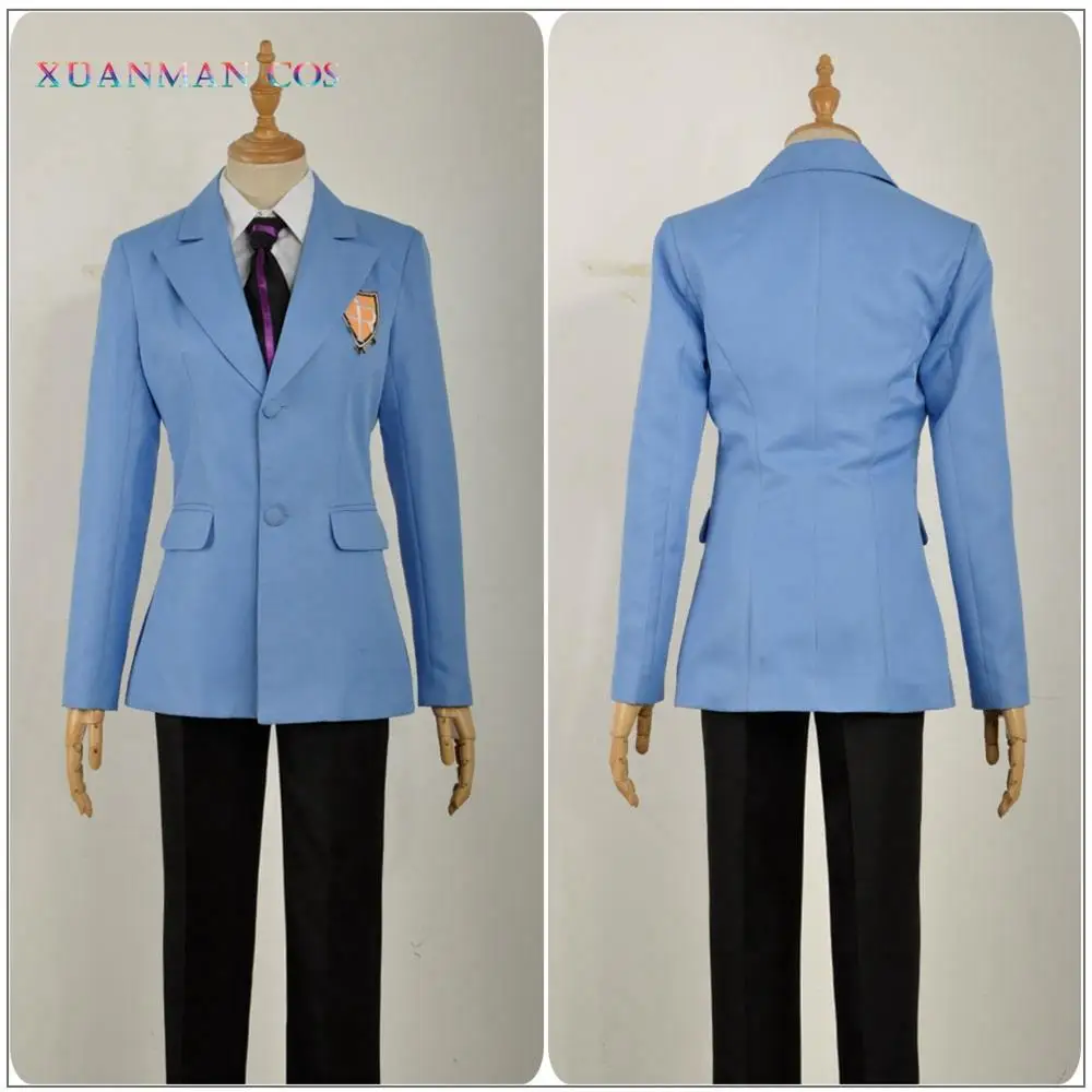 Униформа для взрослых Ouran учащихся старшей школы блейзер и галстук Fujioka Харухи