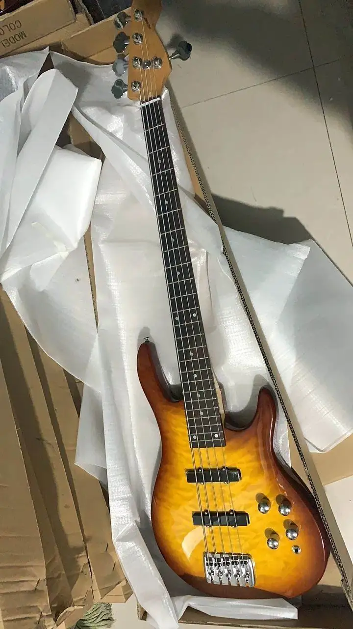 Оптовая продажа Бас Новое поступление 5 строка электрическая бас-гитара Precisionmodel