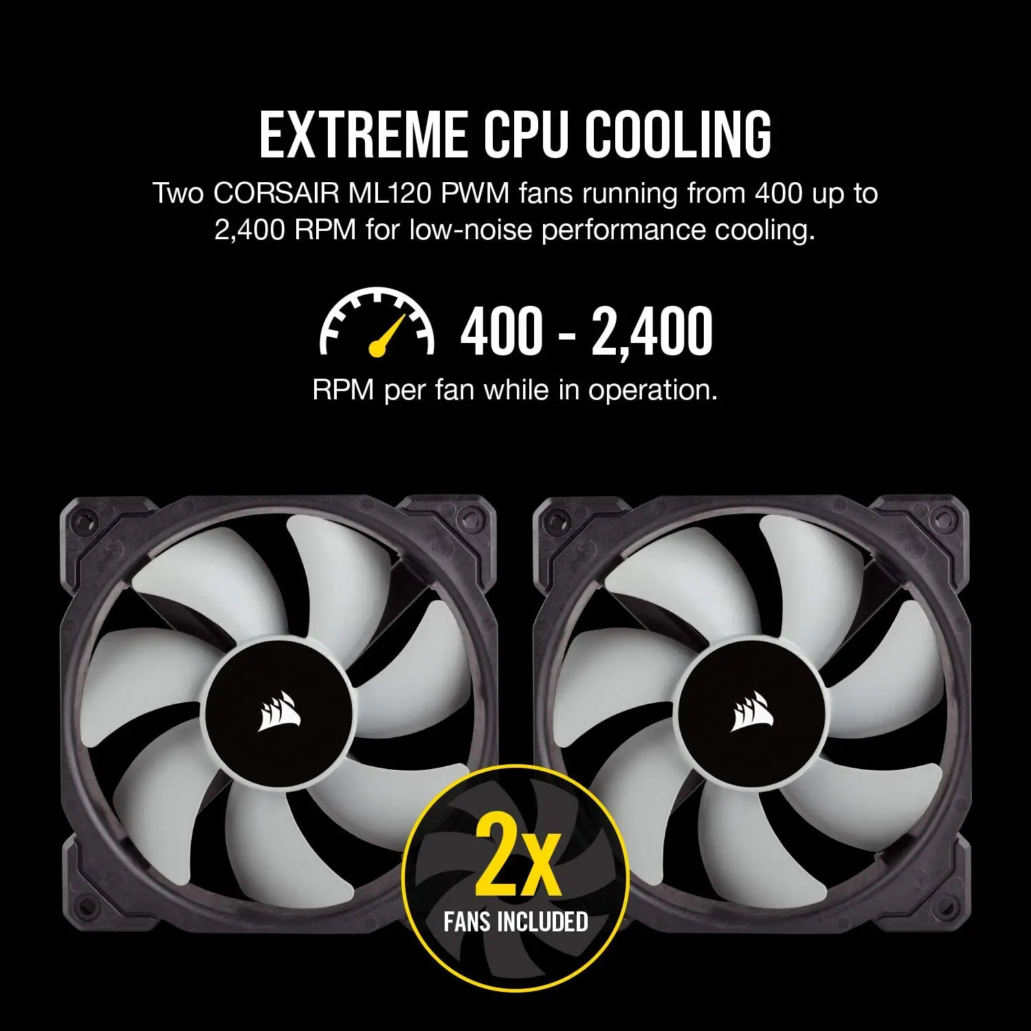 Corsair iCUE H100i RGB Pro XT 240 мм радиатор двойной 120 PWM вентиляторы программное управление